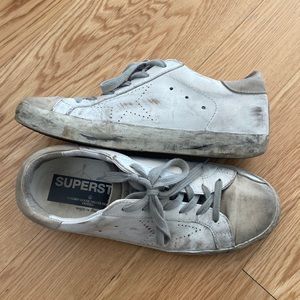 golden goose GGDB superstar low top sneakers off white sz38